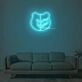Monokuma Head Neon Sign