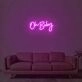 Oh Baby Neon Sign