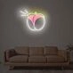 Peach Butt Neon Sign