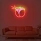 Peach Butt Neon Sign