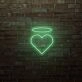 Angel Heart LED Neon Sign