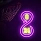 The Undefeated 824 Neon Sign