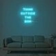 Think Outside The Box Neon Sign