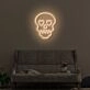 Skull With Hearts LED Neon Sign