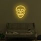Skull With Hearts LED Neon Sign