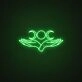Triple Moon Neon Sign