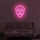 Skull With Hearts LED Neon Sign