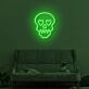 Skull With Hearts LED Neon Sign