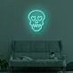 Skull With Hearts LED Neon Sign