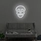 Skull With Hearts LED Neon Sign
