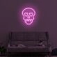 Skull With Hearts LED Neon Sign