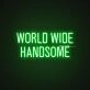 World Wide Handsome Neon Sign