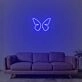 3D Butterfly Neon Sign