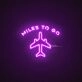 Airplane Neon Sign