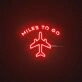 Airplane Neon Sign
