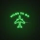 Airplane Neon Sign