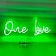 One Love LED Sign
