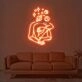 Flower Hug Neon Sign