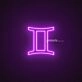 Gemini Zodiac Neon Sign