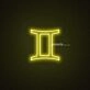 Gemini Zodiac Neon Sign
