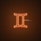 Gemini Zodiac Neon Sign