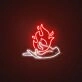 Hold The Fire Neon Sign