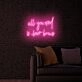 All you need is love eyebrows LED Neon Sign