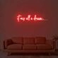 It Was All A Dream 3 Neon Sign