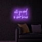 All you need is love eyebrows LED Neon Sign