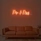 Mr Mrs Neon Sign