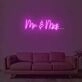 Mr Mrs Neon Sign