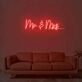 Mr Mrs Neon Sign