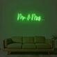 Mr Mrs Neon Sign