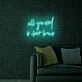 All you need is love eyebrows LED Neon Sign