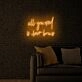 All you need is love eyebrows LED Neon Sign