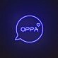 Oppa Neon Sign