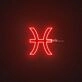 Pisces Zodiac Neon Sign