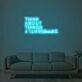 Think About Things Differently Neon Sign