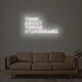 Think About Things Differently Neon Sign