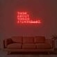 Think About Things Differently Neon Sign