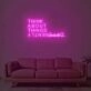 Think About Things Differently Neon Sign