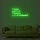 Think About Things Differently Neon Sign