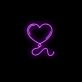 Heart Balloon Neon Sign
