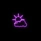 Sun Rising Neon Sign