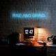 Rise And Grind Neon Sign