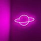 Saturn Neon Sign