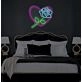 Rose X Heart Neon Sign