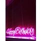 Happy Birthday Neon Sign