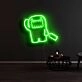 Drunk Domo Kun Neon Sign