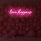 Love Happens LED Neon Sign